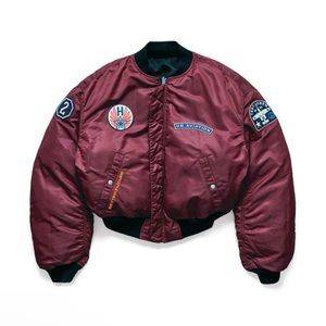 Reversible bomber jacket